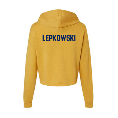 UW Eau Claire - NCAA Women's Track & Field : Graysen Lepkowski - Women's Crop Fleece Hoodie-1