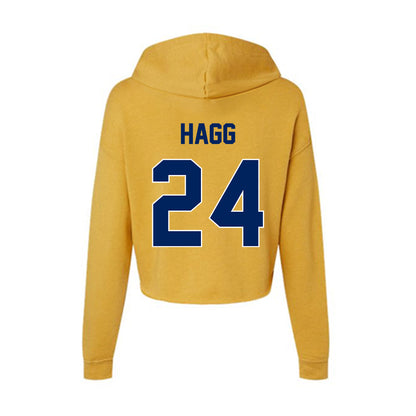 UW Eau Claire - NCAA Women's Volleyball : Lili Hagg - Women's Crop Fleece Hoodie-1