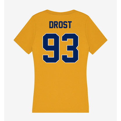 UW Eau Claire - NCAA Football : Aidan Drost - Women's V-Neck T-Shirt-1