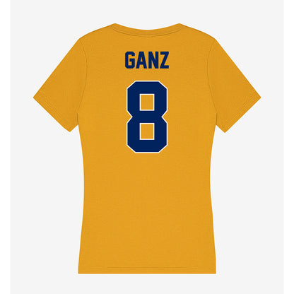 UW Eau Claire - NCAA Men's Ice Hockey : Logan Ganz - Women's V-Neck T-Shirt-1