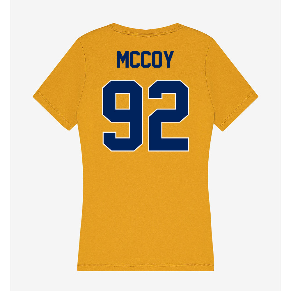 UW Eau Claire - NCAA Football : David McCoy - Women's V-Neck T-Shirt-1