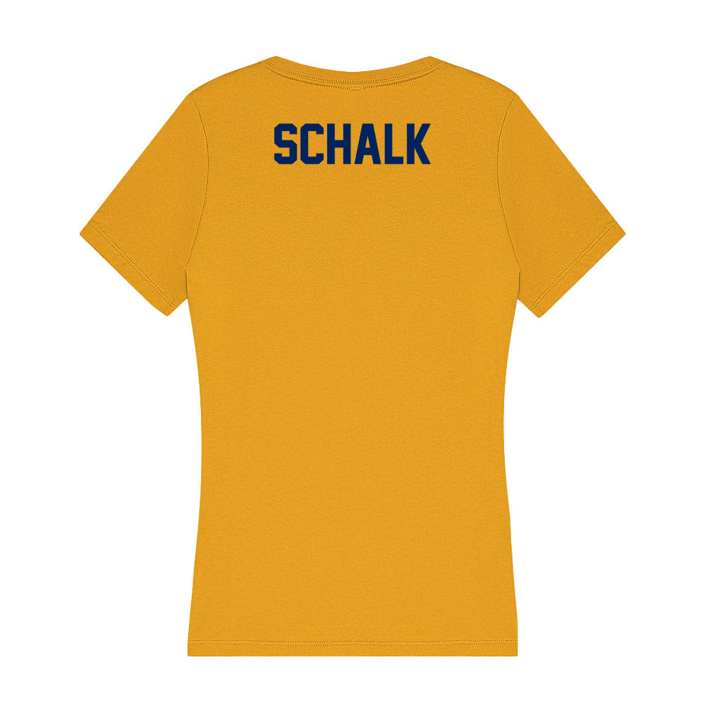 UW - Eau Claire - NCAA Men's Track & Field : Liam Schalk - Women's V-Neck T-Shirt-1