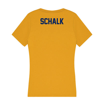 UW - Eau Claire - NCAA Men's Track & Field : Liam Schalk - Women's V-Neck T-Shirt-1