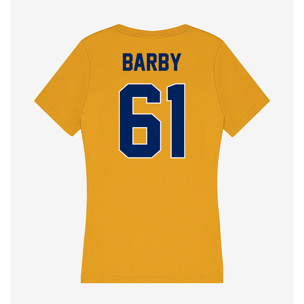 UW Eau Claire - NCAA Football : Lucas Barby - Women's V-Neck T-Shirt-1