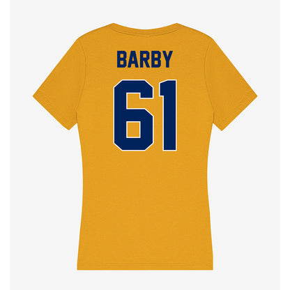 UW Eau Claire - NCAA Football : Lucas Barby - Women's V-Neck T-Shirt-1