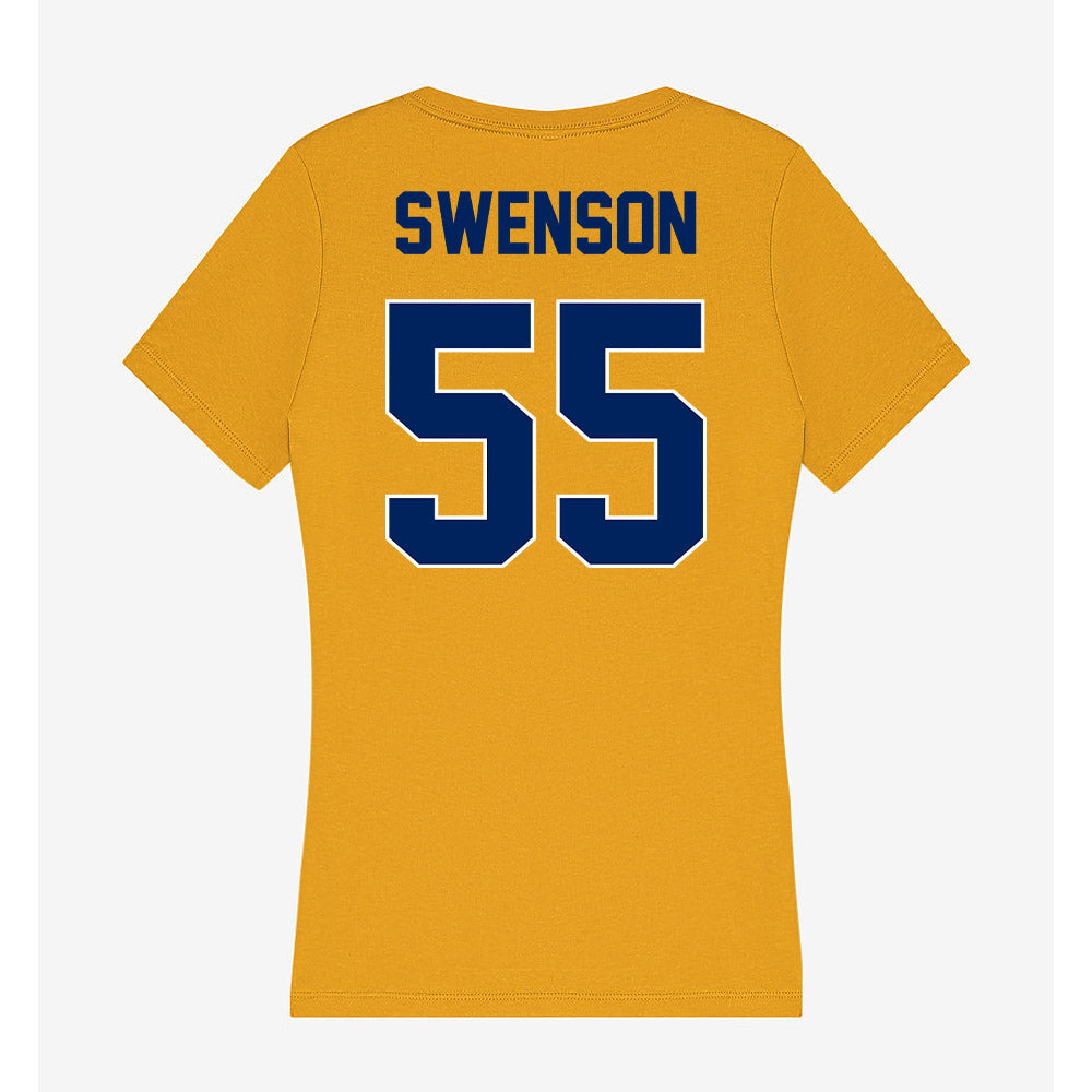 UW Eau Claire - NCAA Football : Lucas Swenson - Women's V-Neck T-Shirt-1