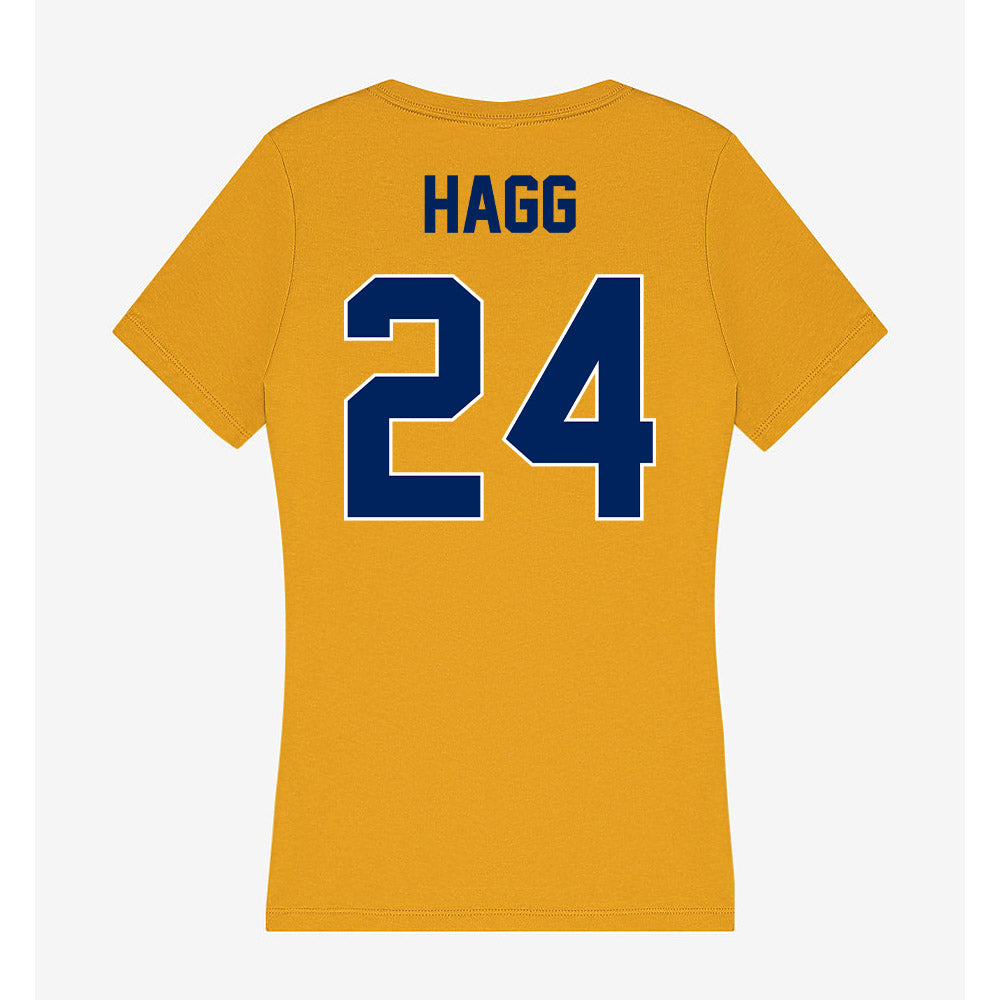 UW Eau Claire - NCAA Women's Volleyball : Lili Hagg - Women's V-Neck T-Shirt-1