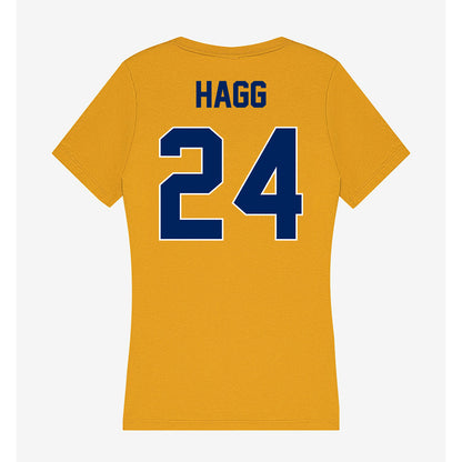 UW Eau Claire - NCAA Women's Volleyball : Lili Hagg - Women's V-Neck T-Shirt-1