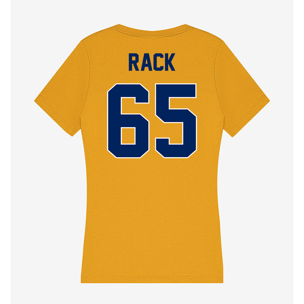 UW Eau Claire - NCAA Football : Alex Rack - Women's V-Neck T-Shirt-1