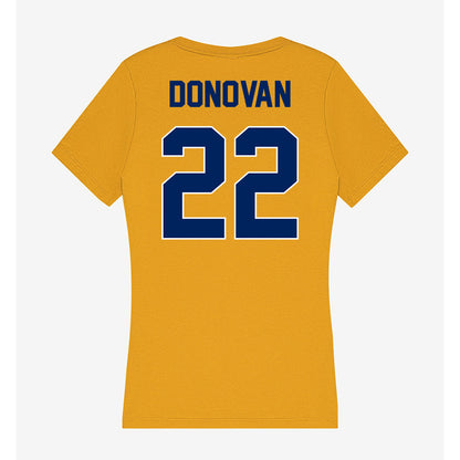 UW Eau Claire - NCAA Women's Soccer : Emma Donovan - Women's V-Neck T-Shirt-1