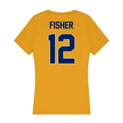 UW - Eau Claire - NCAA Women's Lacrosse : Ellie Fisher - Women's V-Neck T-Shirt-1