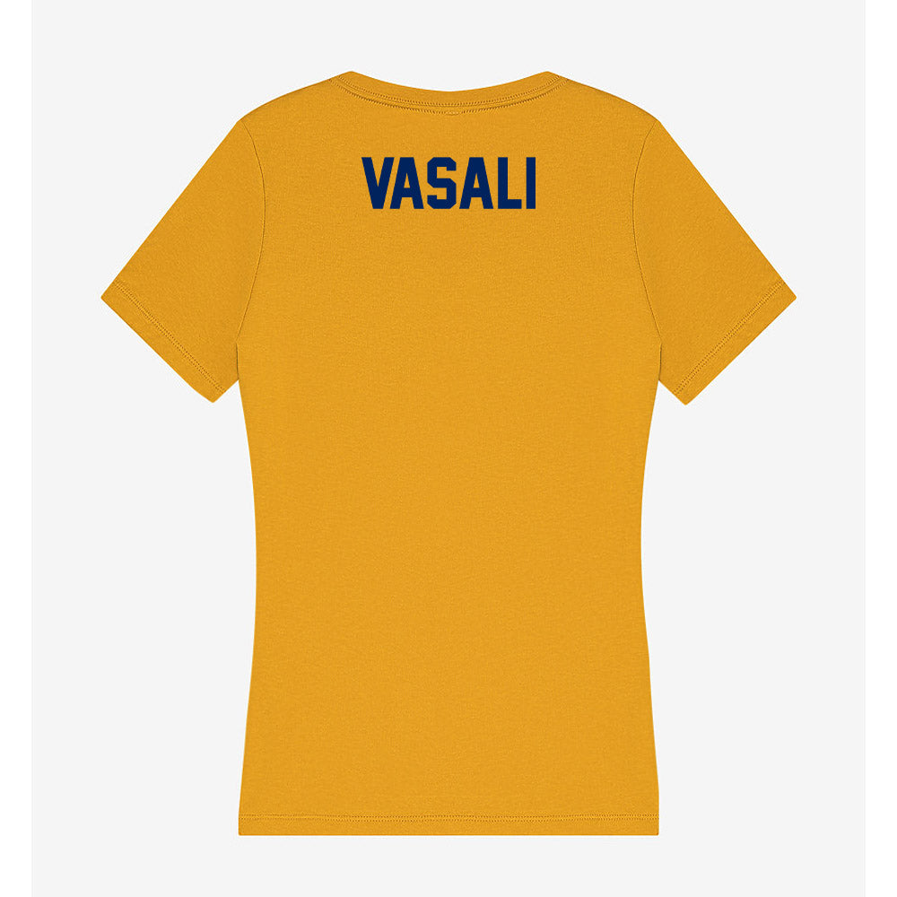 UW Eau Claire - NCAA Women's Gymnastics : Linnea Vasali - Women's V-Neck T-Shirt-1