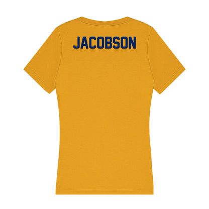 UW - Eau Claire - NCAA Women's Track & Field : Mayzee Jacobson - Women's V-Neck T-Shirt-1