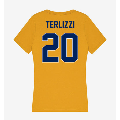 UW Eau Claire - NCAA Football : LJ Terlizzi - Women's V-Neck T-Shirt-1