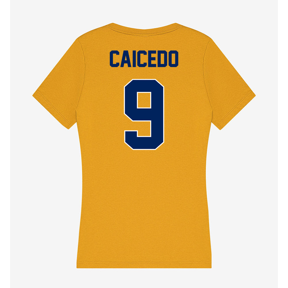 UW Eau Claire - NCAA Baseball : Diego Caicedo - Women's V-Neck T-Shirt-1