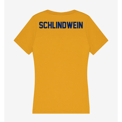 UW Eau Claire - NCAA Women's Golf : Talia Schlindwein - Women's V-Neck T-Shirt-1