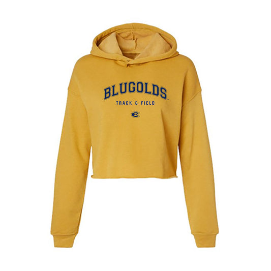 UW - Eau Claire - NCAA Men's Track & Field : Braxton Osterhaus - Women's Crop Fleece Hoodie-0