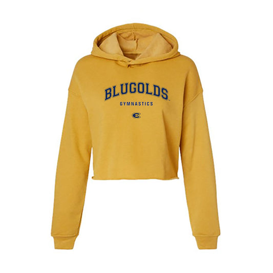 UW Eau Claire - NCAA Women's Gymnastics : Cadence Cordova - Women's Crop Fleece Hoodie-0