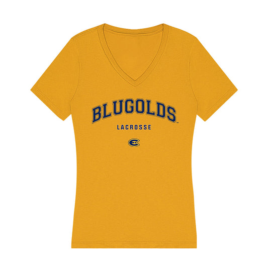 UW - Eau Claire - NCAA Women's Lacrosse : Ellie Fisher - Women's V-Neck T-Shirt-0