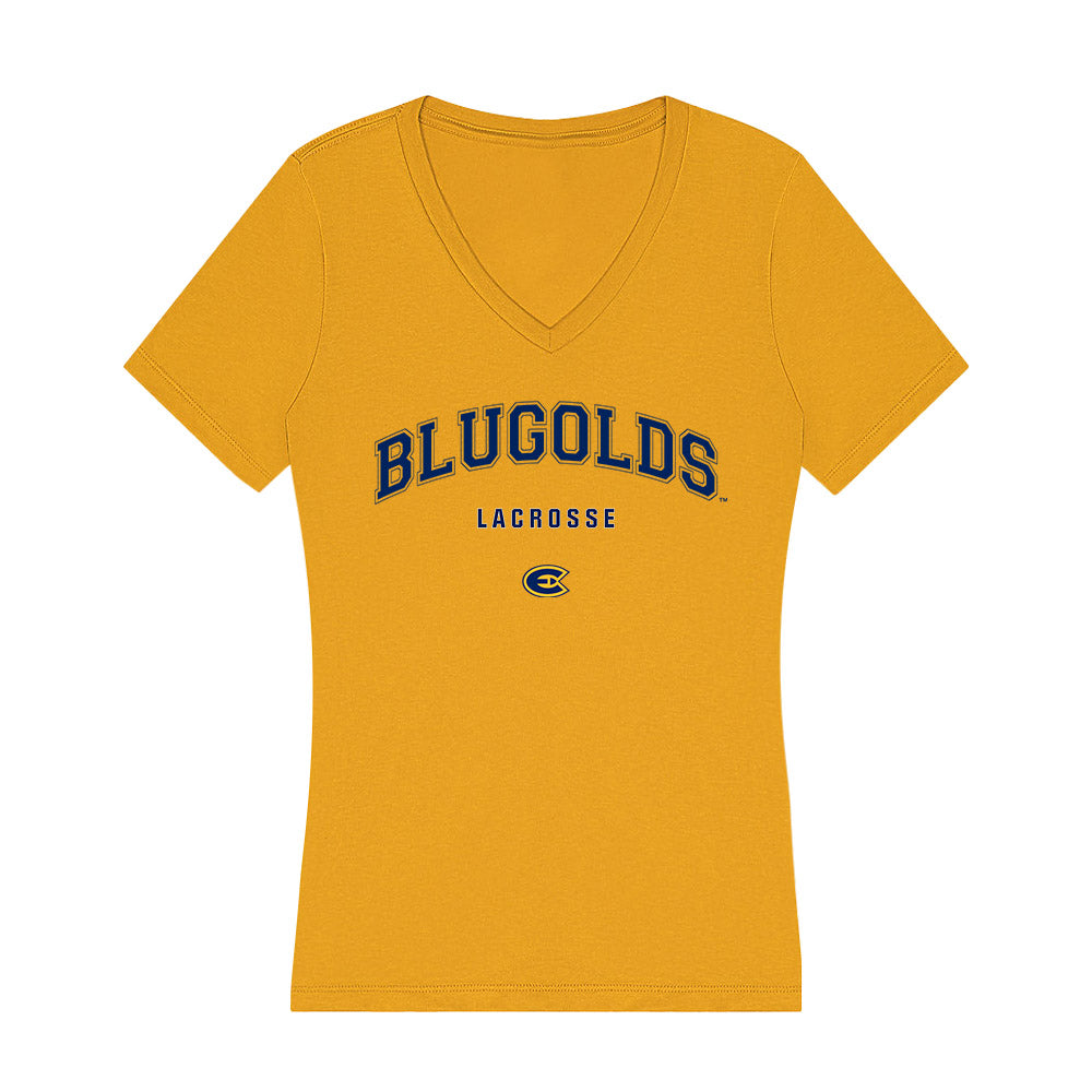  - NCAA Women's Lacrosse : Maddie Young - Women's V-Neck T-Shirt-0