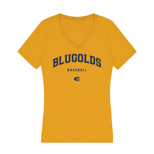 UW Eau Claire - NCAA Baseball : Evan Fischer - Women's V-Neck T-Shirt-0