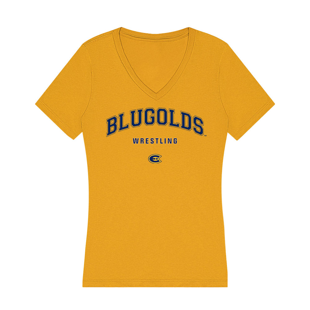 UW Eau Claire - NCAA Wrestling : Ian Pepple - Women's V-Neck T-Shirt-0