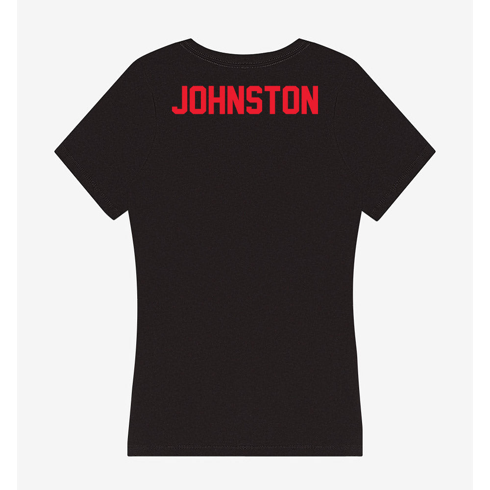 Southern Utah - NCAA Women's Track & Field : Mattie Johnston - Women's V-Neck T-Shirt-1