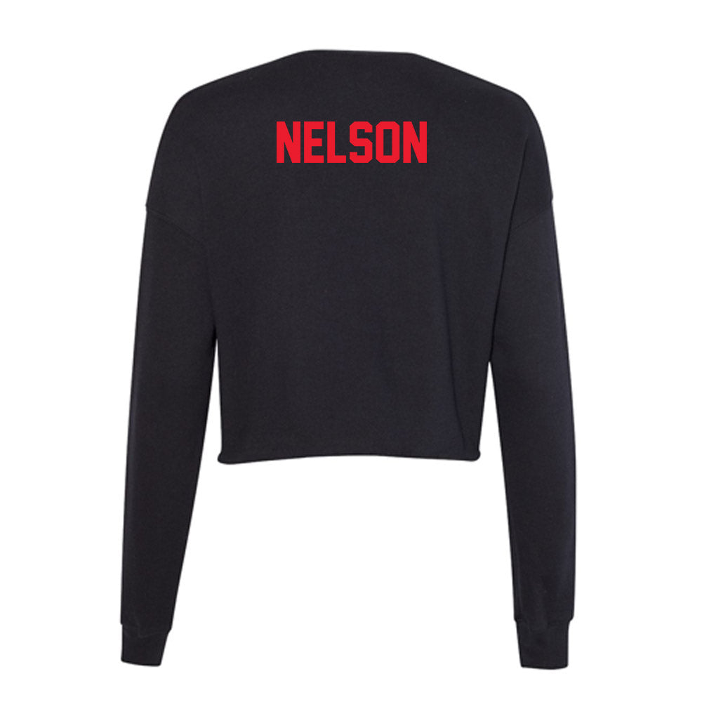 Southern Utah - NCAA Men's Track & Field : Ezra Nelson - Women's Cropped Crew Fleece-1