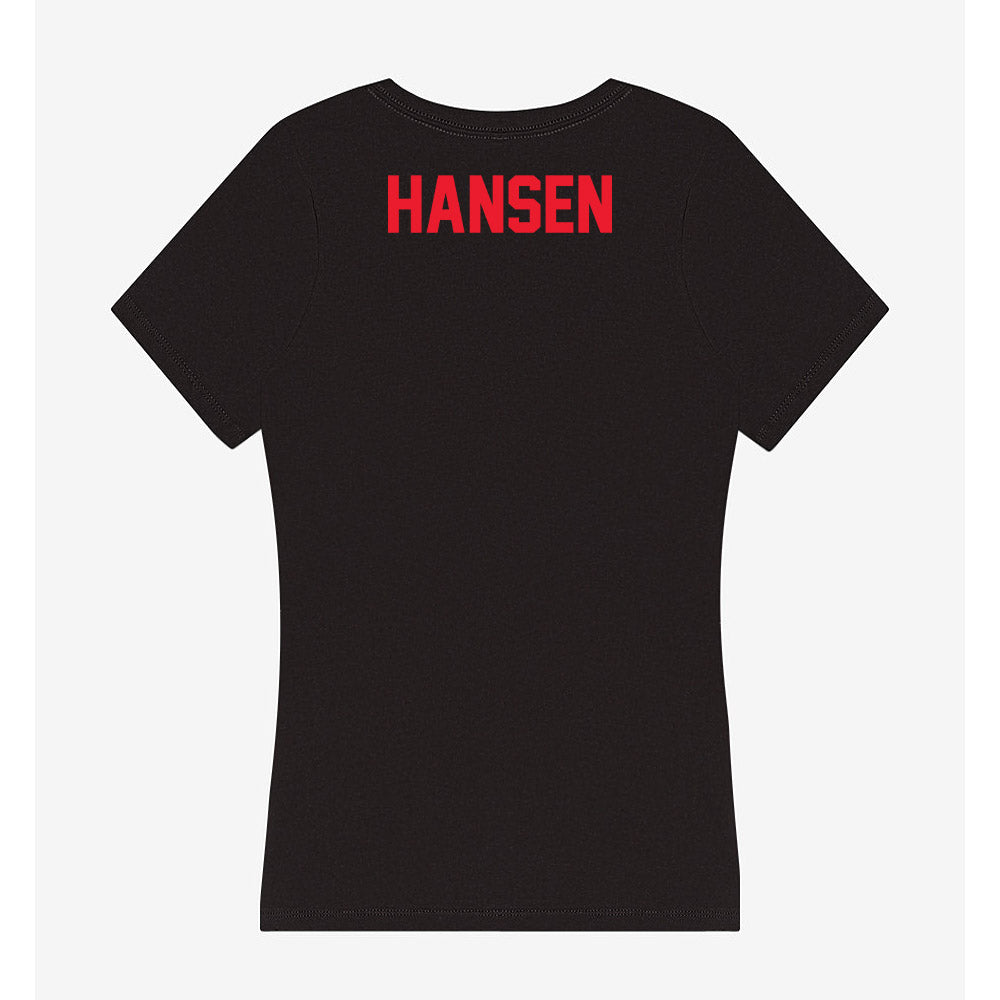 Southern Utah - NCAA Women's Track & Field : Kiara Hansen - Women's V-Neck T-Shirt-1