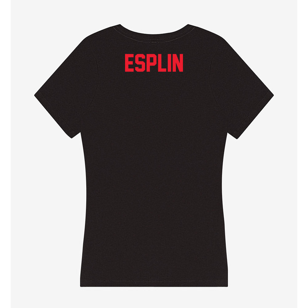 Southern Utah - NCAA Women's Track & Field : Quincy Esplin - Women's V-Neck T-Shirt-1