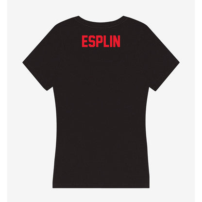 Southern Utah - NCAA Women's Track & Field : Quincy Esplin - Women's V-Neck T-Shirt-1