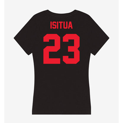 Southern Utah - NCAA Men's Basketball : Chuks Isitua - Women's V-Neck T-Shirt-1