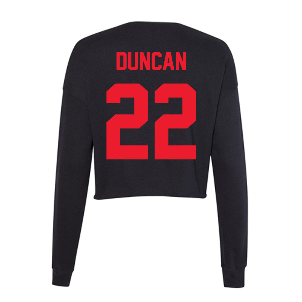 Southern Utah - NCAA Softball : Hannah Duncan - Women's Cropped Crew Fleece-1