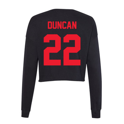 Southern Utah - NCAA Softball : Hannah Duncan - Women's Cropped Crew Fleece-1