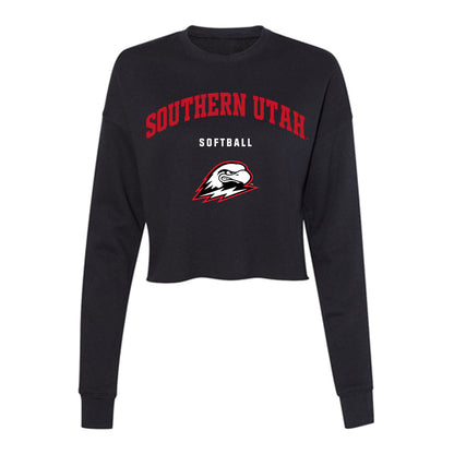 Southern Utah - NCAA Softball : Hannah Duncan - Women's Cropped Crew Fleece-0