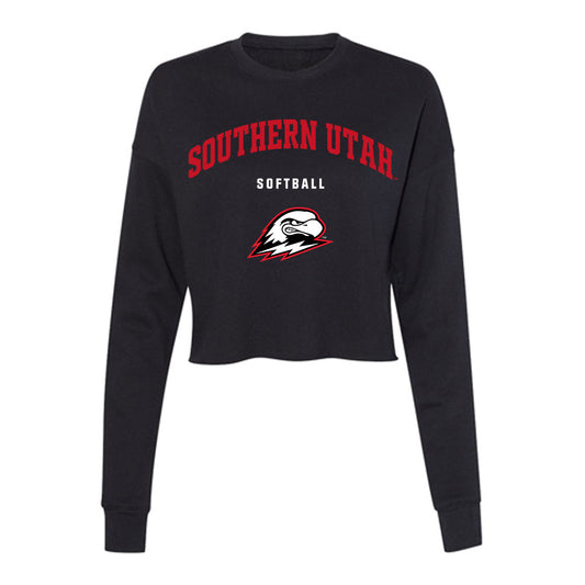 Southern Utah - NCAA Softball : Hannah Duncan - Women's Cropped Crew Fleece-0