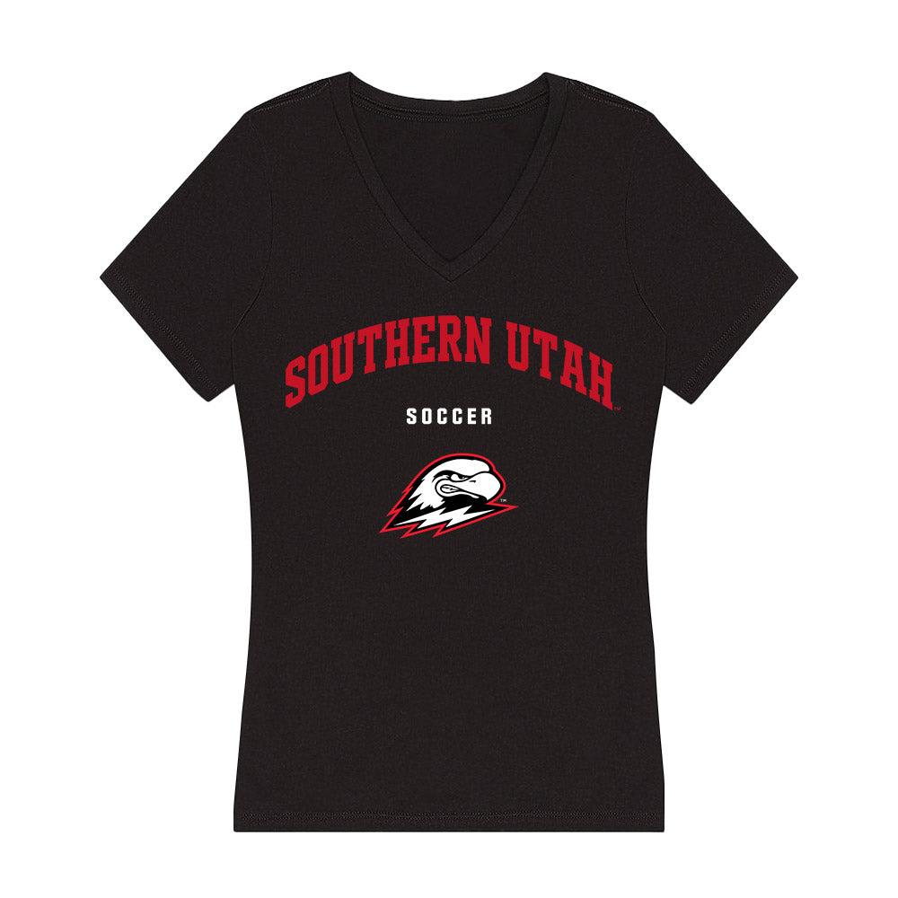 Southern Utah - NCAA Women's Soccer : Phoebe Knisley - Women's V-Neck T-Shirt-0