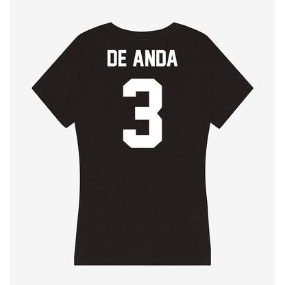 Utah Valley - NCAA Baseball : Jimmy De Anda - Women's V-Neck T-Shirt-1