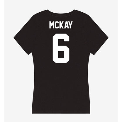 Utah Valley - NCAA Men's Soccer : Dan McKay - Women's V-Neck T-Shirt-1