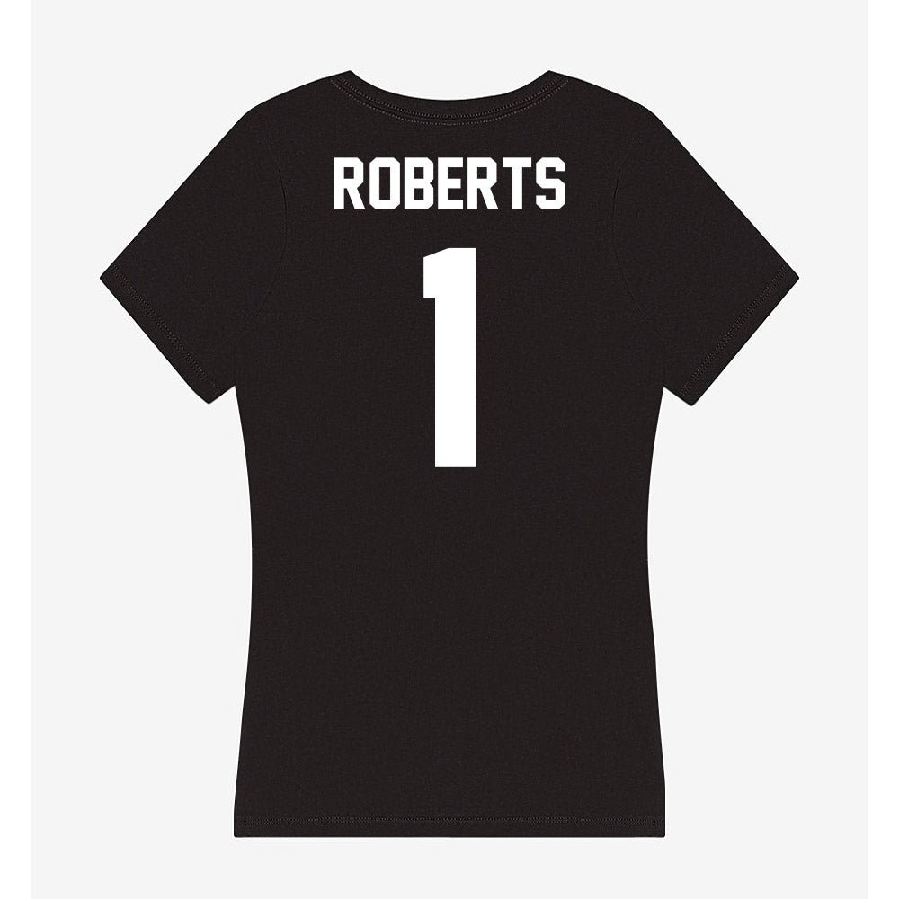 Utah Valley - NCAA Women's Soccer : Mia Roberts - Women's V-Neck T-Shirt-1
