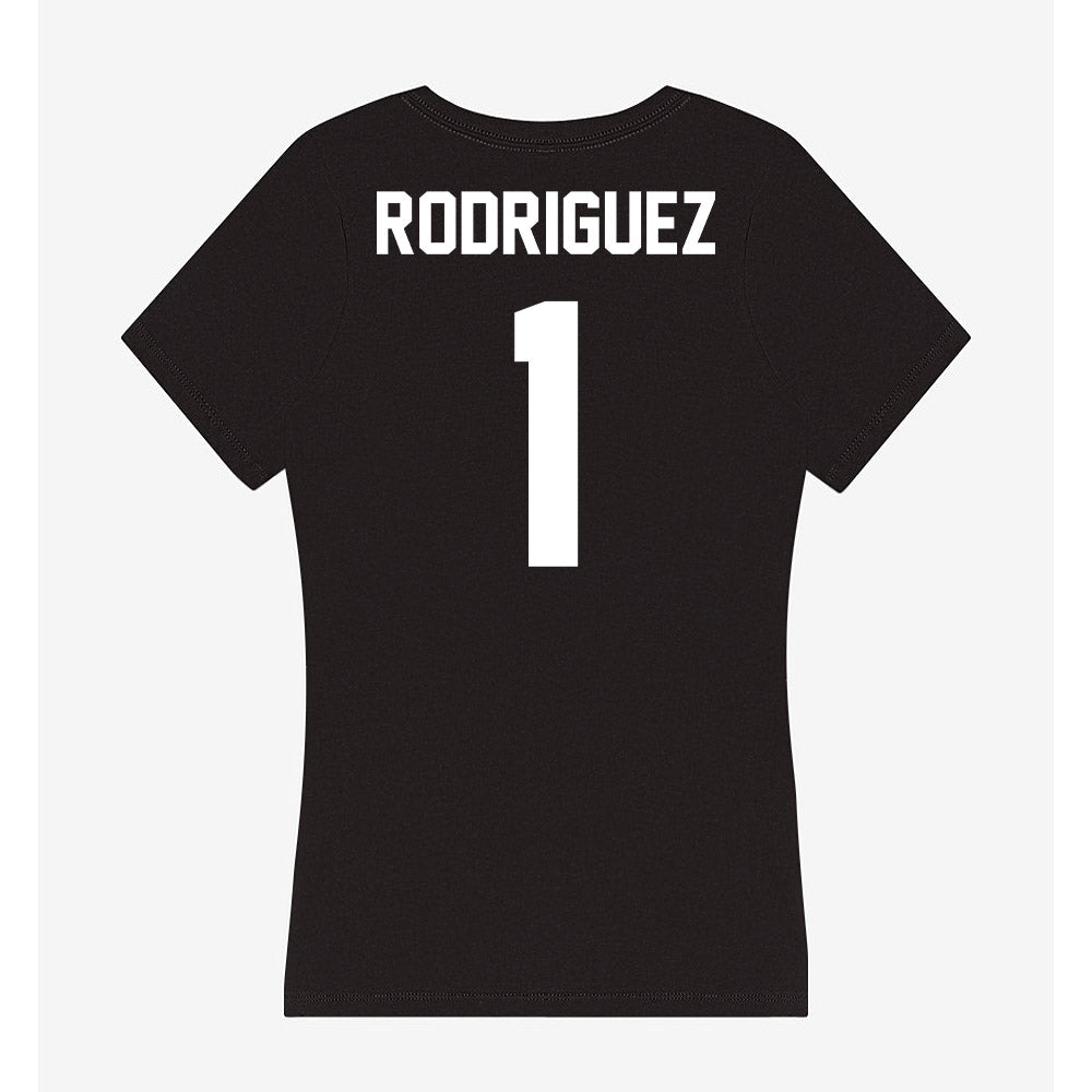 Utah Valley - NCAA Softball : Amber Rodriguez - Women's V-Neck T-Shirt-1