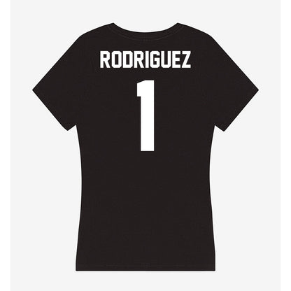 Utah Valley - NCAA Softball : Amber Rodriguez - Women's V-Neck T-Shirt-1