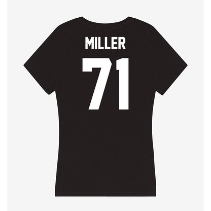 Utah Valley - NCAA Softball : Ella Miller - Women's V-Neck T-Shirt-1