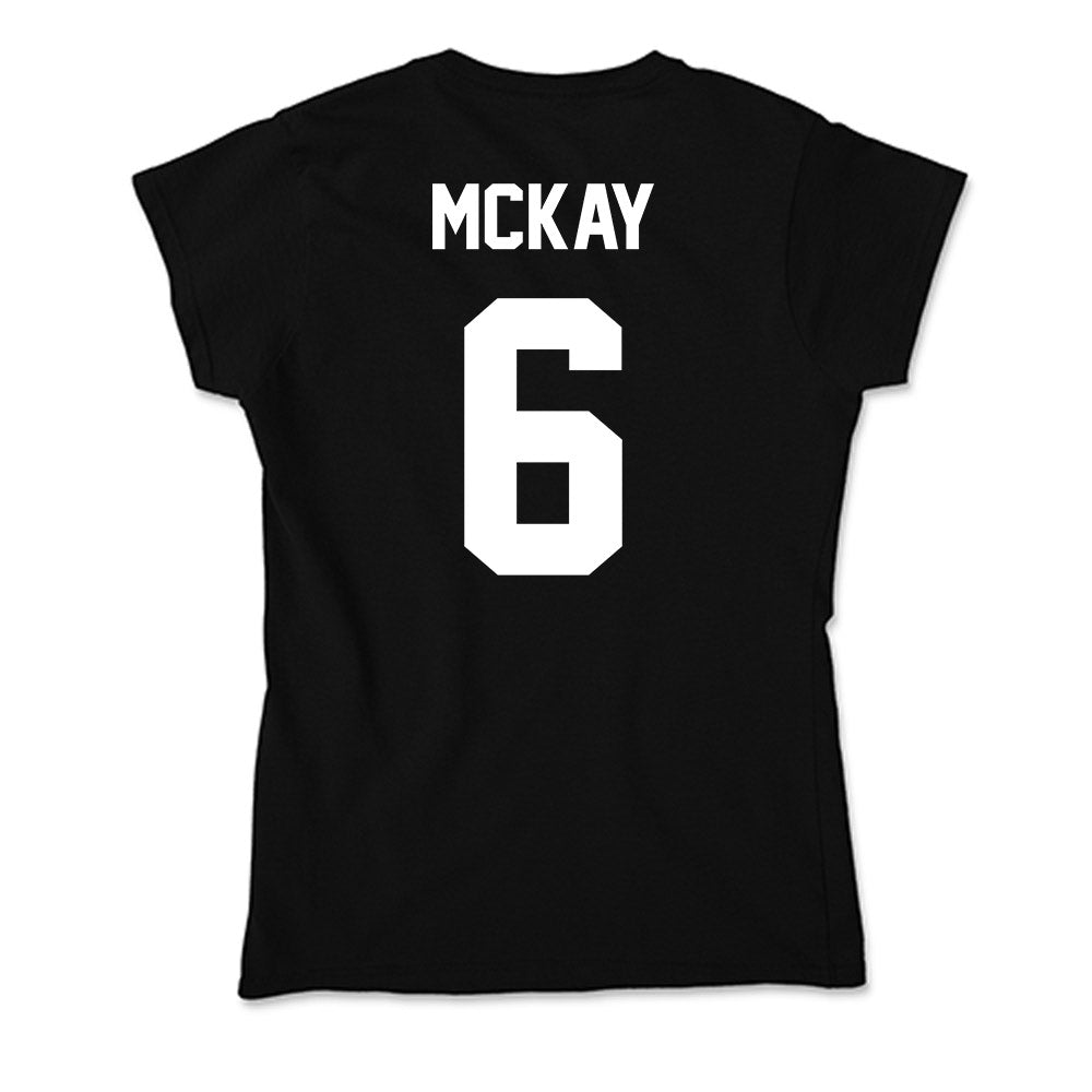 Utah Valley - NCAA Men's Soccer : Dan McKay - Soft Style Women’s T-Shirt-1
