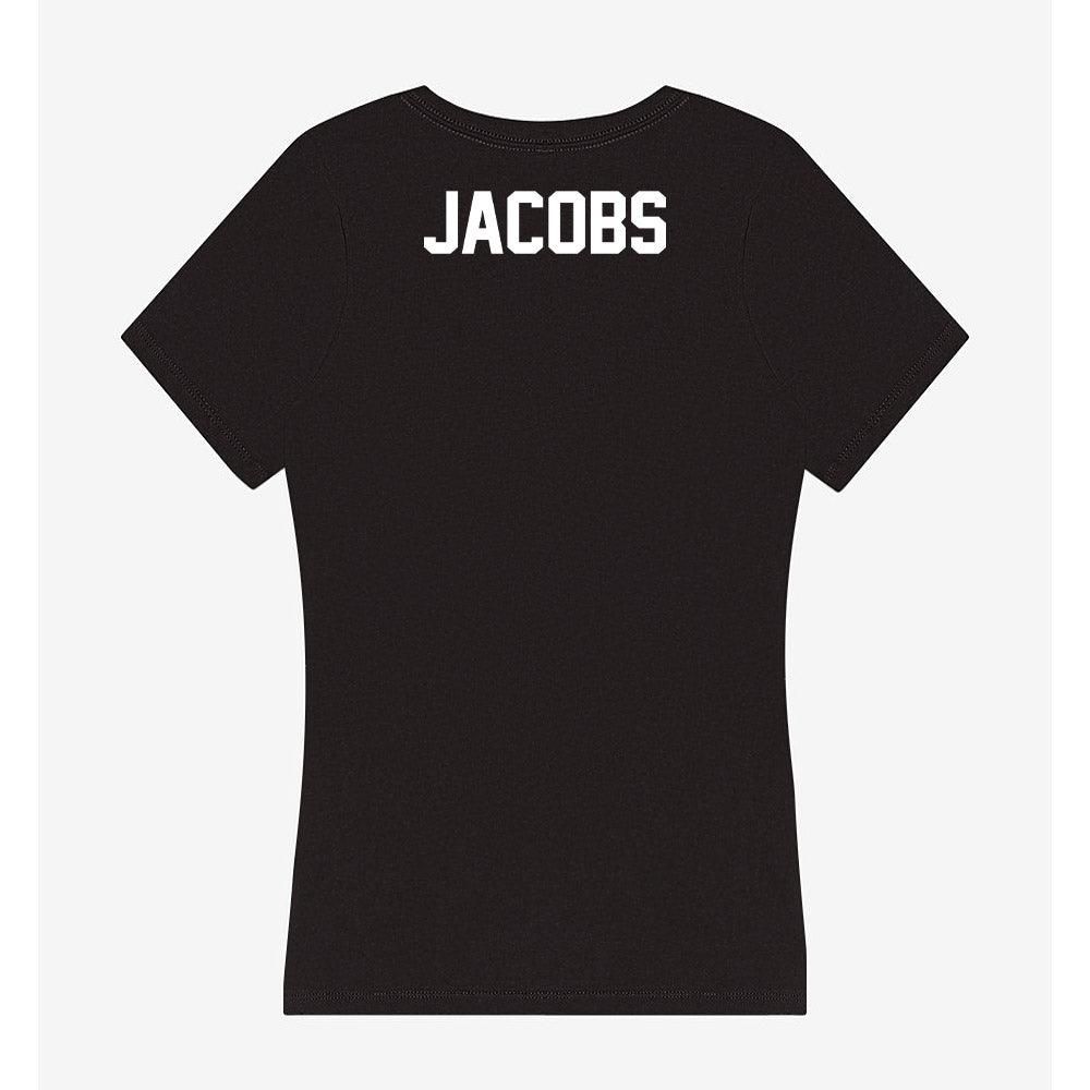 Utah Valley - NCAA Men's Track & Field : Cameron Jacobs - Women's V-Neck T-Shirt-1