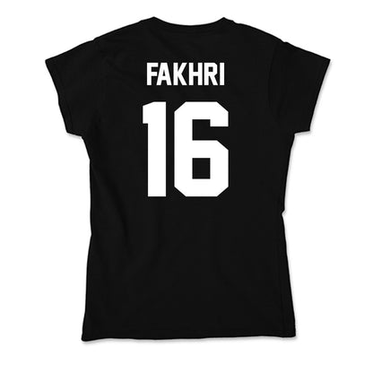 Utah Valley - NCAA Men's Soccer : Idin Fakhri - Soft Style Women’s T-Shirt-1
