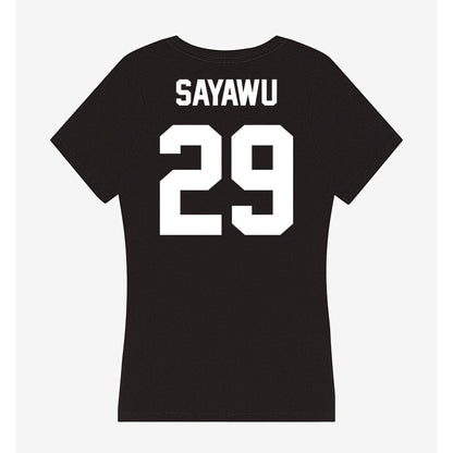 Utah Valley - NCAA Men's Soccer : Sharif Sayawu - Women's V-Neck T-Shirt-1