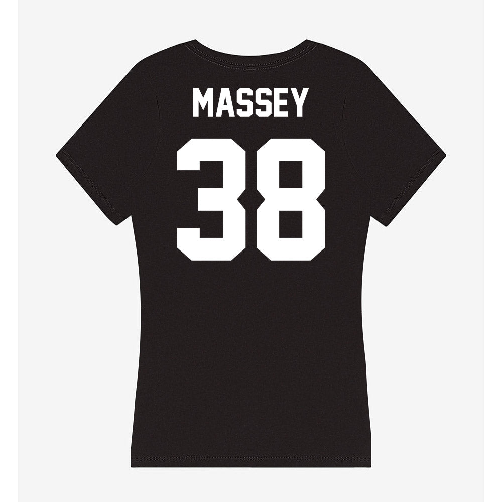 Utah Valley - NCAA Baseball : DJ Massey - Women's V-Neck T-Shirt-1