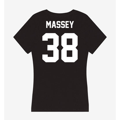 Utah Valley - NCAA Baseball : DJ Massey - Women's V-Neck T-Shirt-1