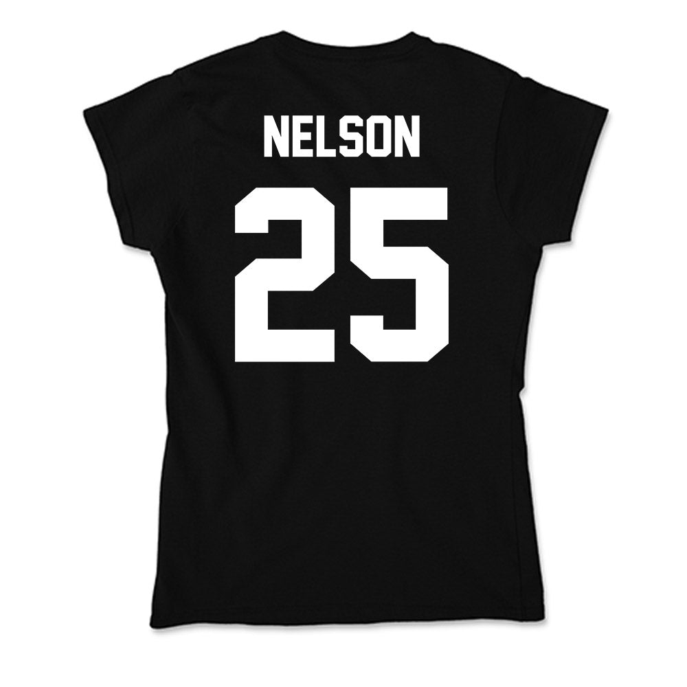 Utah Valley - NCAA Women's Basketball : Halle Nelson - Soft Style Women’s T-Shirt-1
